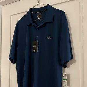 NWT Men’s Size L Navy Greg Norman Golf Shirt
